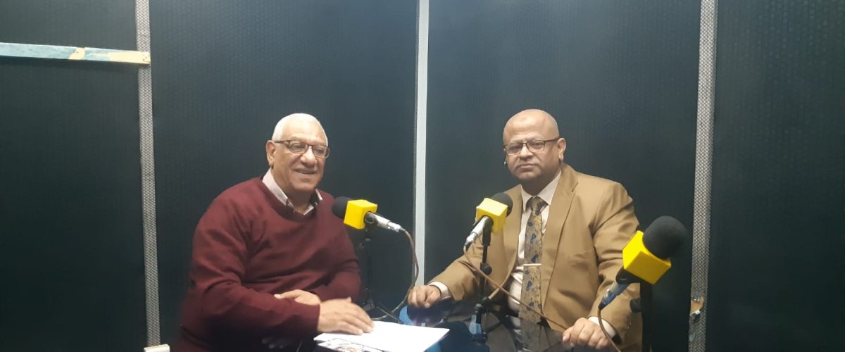 تدريسي من كلية الصيدلة ضيفا في اذاعة الديوانية 1200x500